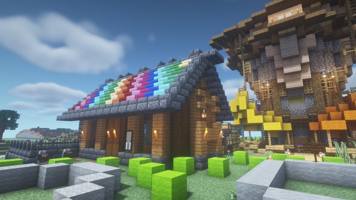 DimensionalOri1's tweet photo. A lot of work has been done on the server so we decided to show off how the commune is coming along https://t.co/0ep7mBMesP