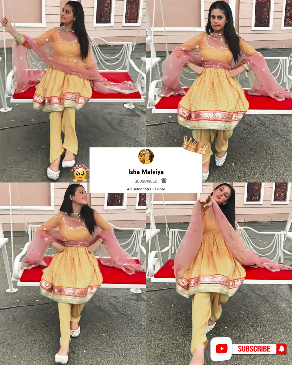 Finally our wish is fulfilled, Isha's own YouTube Channel🫶🏻🥹
Go &amp; quickly SUBSCRIBE TO HER CHANNEL, let's support her in this new journey!🫰🏻✨💗
HER YT CHANNEL LINK👇🏻: youtube.com/channel/UCUg96… 

#IshaMalviya #youtubechannel