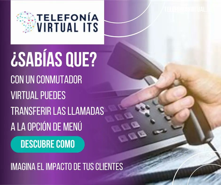 TelefonVirtual's tweet photo. Deja que un conmutador virtual lleve las llamadas por ti.

Contrata nuestros servicios: https://t.co/vsaYhIznAJ

#telefonica #telefonia #virtual #comunicaciondigital https://t.co/I9sBTbynUj