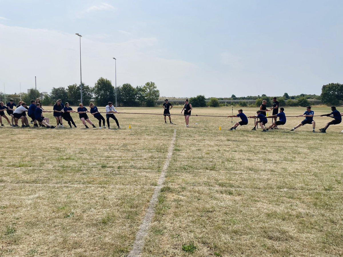 DeLacyAcademy's tweet photo. Another fantastic sports day. Our students were outstanding. Even finished off each year group with a good old fashioned Tug of War! @delacy_pe1 #TeamPE #sportsday https://t.co/VlNVLxNOhd