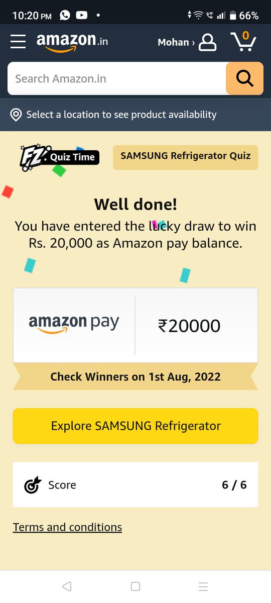 Mohan63027341's tweet image. #SamsungRefrigerator #AmazonSpecials @amazonIN
