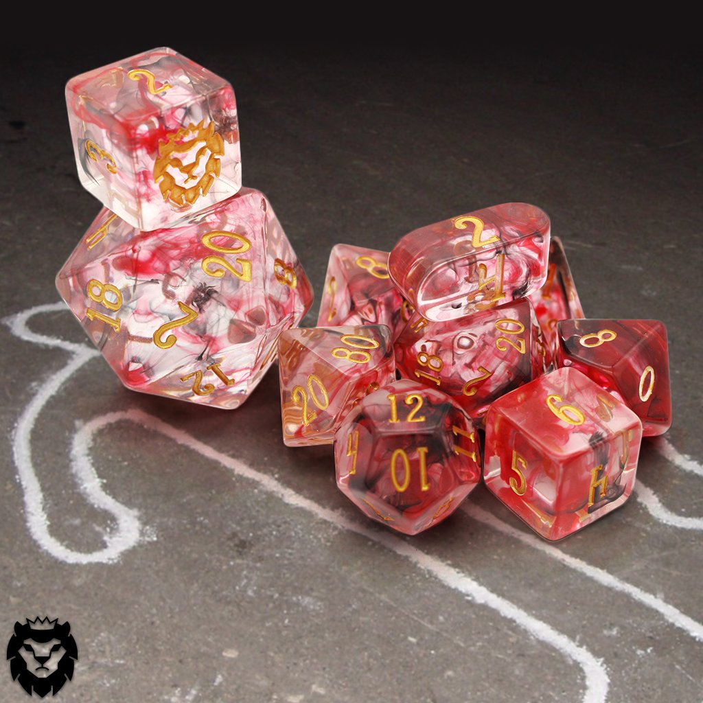 DiceEnvy's tweet photo. This ain't a scene, it's a goddamn RESTOCK
Channel your inner emo pop phlebotomist with these blood-red-and-eyeliner-black swirled dice, freshly inked in safety-pin gold.
Crime Scene is back: https://t.co/JSYI1NJ60Z
#dice #rpg #dnd #diceaddict #newdice #dicegoblin #dicedice https://t.co/kVutheDWuD