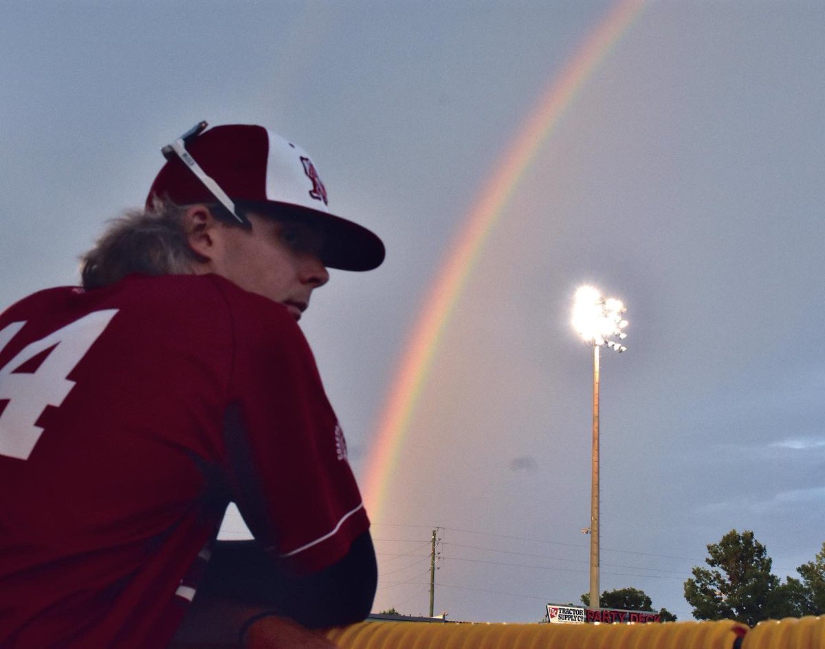 GoMaconBacon's tweet photo. 🌈 over Luther Williams Field to brighten your Wednesday #StartTheSizzle🥓 https://t.co/ovkEdVsFQm