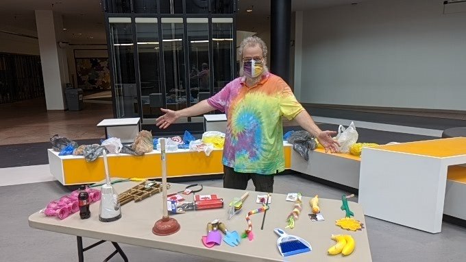 snicholson's tweet photo. Time to make a junkyard carnival  (inspired by the late great Bernie De Koven) at @Laurier Brantford for the SHAD program https://t.co/ErC5GuahQf