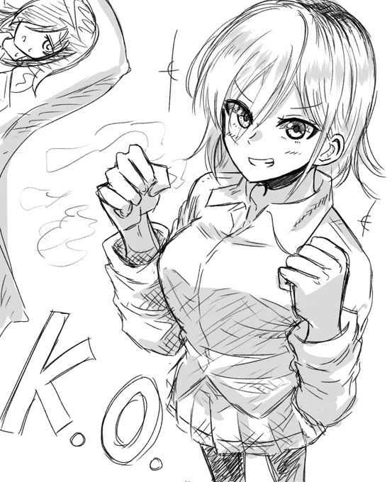 ストレスにK.O.
#わたモテ 
