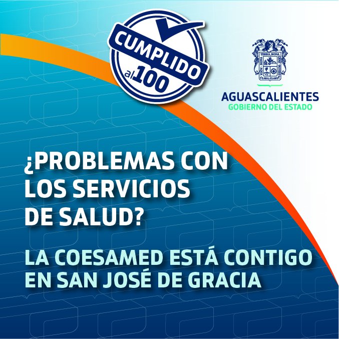 CoesameD's tweet photo. ¿Consideras que no has recibido atención médica de manera adecuada?
Estaremos en #SanJoséDeGracia #Aguascalientes este jueves 21 de junio de 2022.
#COESAMEDEstáContigo #CumplidoAl100 #SALUD https://t.co/5mXQDVGg5n