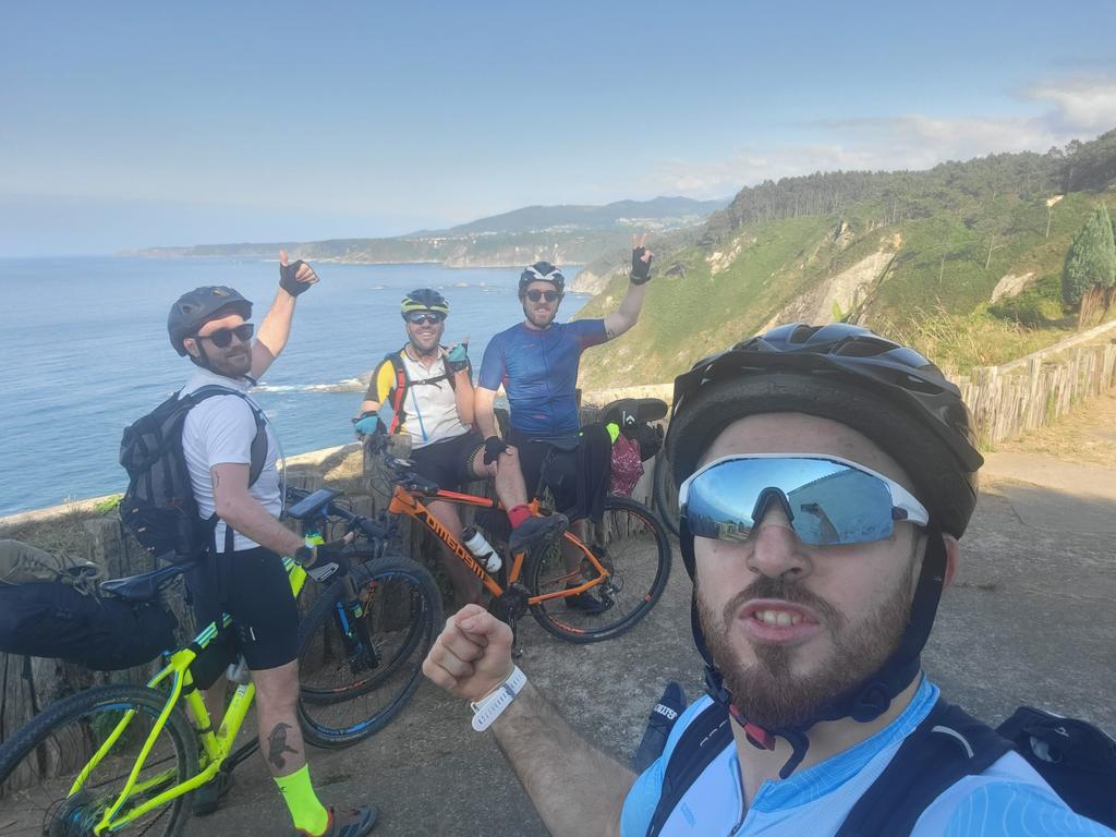 Disfrutando de las vacaciones!! Haciendo el camino de Santiago con la mejor compañía.