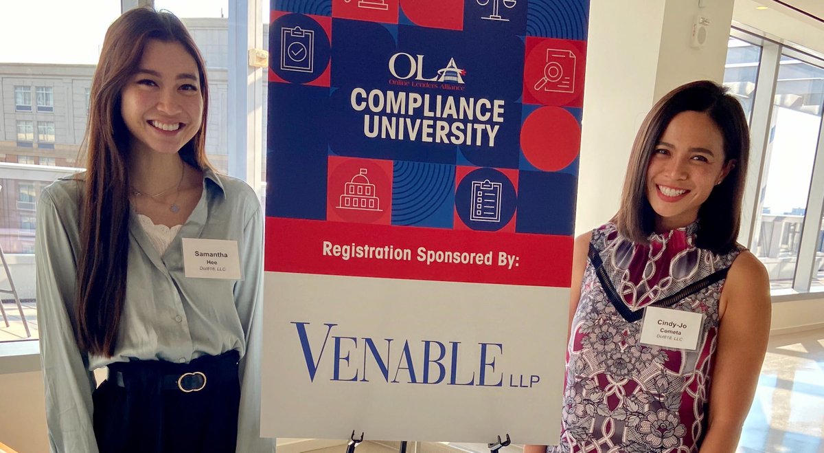 dot818's tweet photo. Thank you to everyone at OLA for hosting another productive and informational Compliance University in Washington, D.C. We are having a wonderful time meeting with partners and discussing the latest regulations. https://t.co/qx1dVllkbo
