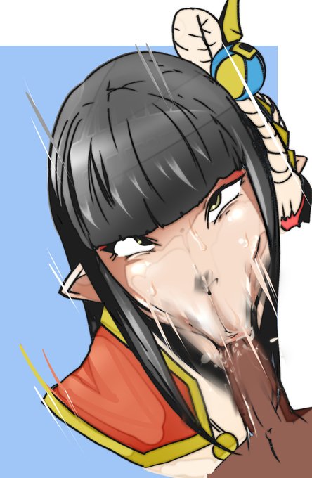 久々にひょっとこ描きたくてhne 