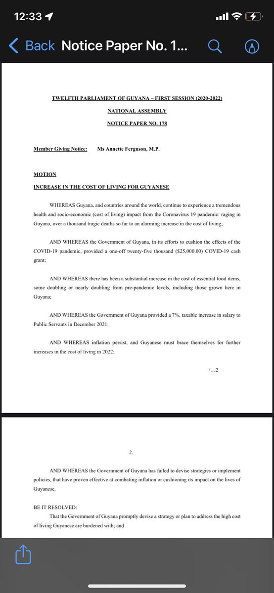 Motion on high cost of living in Guyana, will be debated tomorrow Thursday July 21,2022 in the National Assembly of Guyana. Let me see whether the PPPc regime will deny the debates, through their Speaker, Manzoor Nadir, who has not shown any degree of fairness to the Opposition.