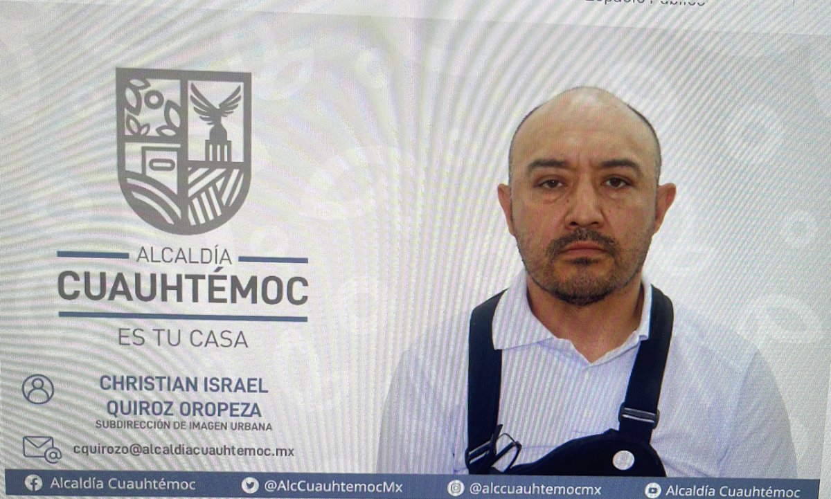 Miren vecinos, les parece conocido? Es el ex novio de Sandra Cuevas, si, el mismo con el que intentó secuestrar a su hija. Ese es el nivel de funcionarios que tenemos