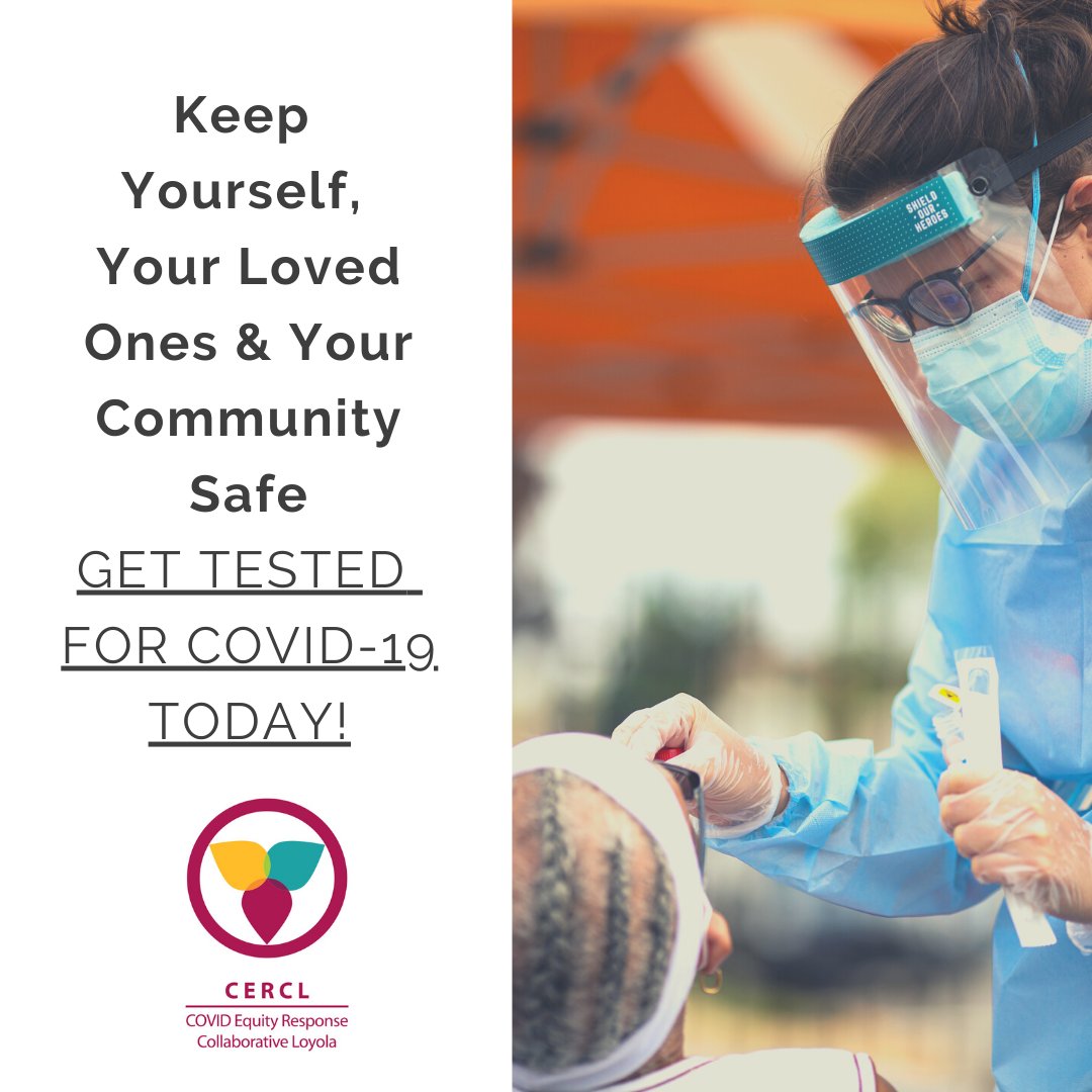 ✅Protect Yourself and Your Loved Ones by Getting Tested for COVID-19 Regularly
✅When to Get Tested For #COVID19: before and after travel, you have COVID-19 symptoms, you have been in contact with a person infected with COVID-19, or you are often involved in large gatherings.
