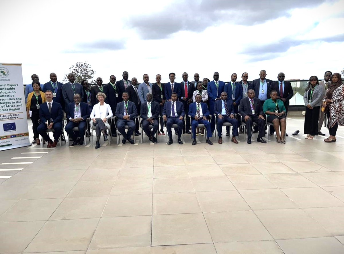 Happening: Experts from the IGAD region are engaged in a roundtable dialogue on collective opportunities and challenges in the Horn of Africa and the Red Sea region <a href="/Ambguyo/">Amb. Mohamed Ali Guyo, PhD</a> <a href="/DrWorkneh/">Dr Workneh Gebeyehu</a> <a href="/EU_Partnerships/">EU International Partnerships 🇪🇺</a> <a href="/HelenTesfaye_/">Helen Tesfaye</a> @nuurist <a href="/igadsecretariat/">IGAD Secretariat</a> #EU_RedSea_programme