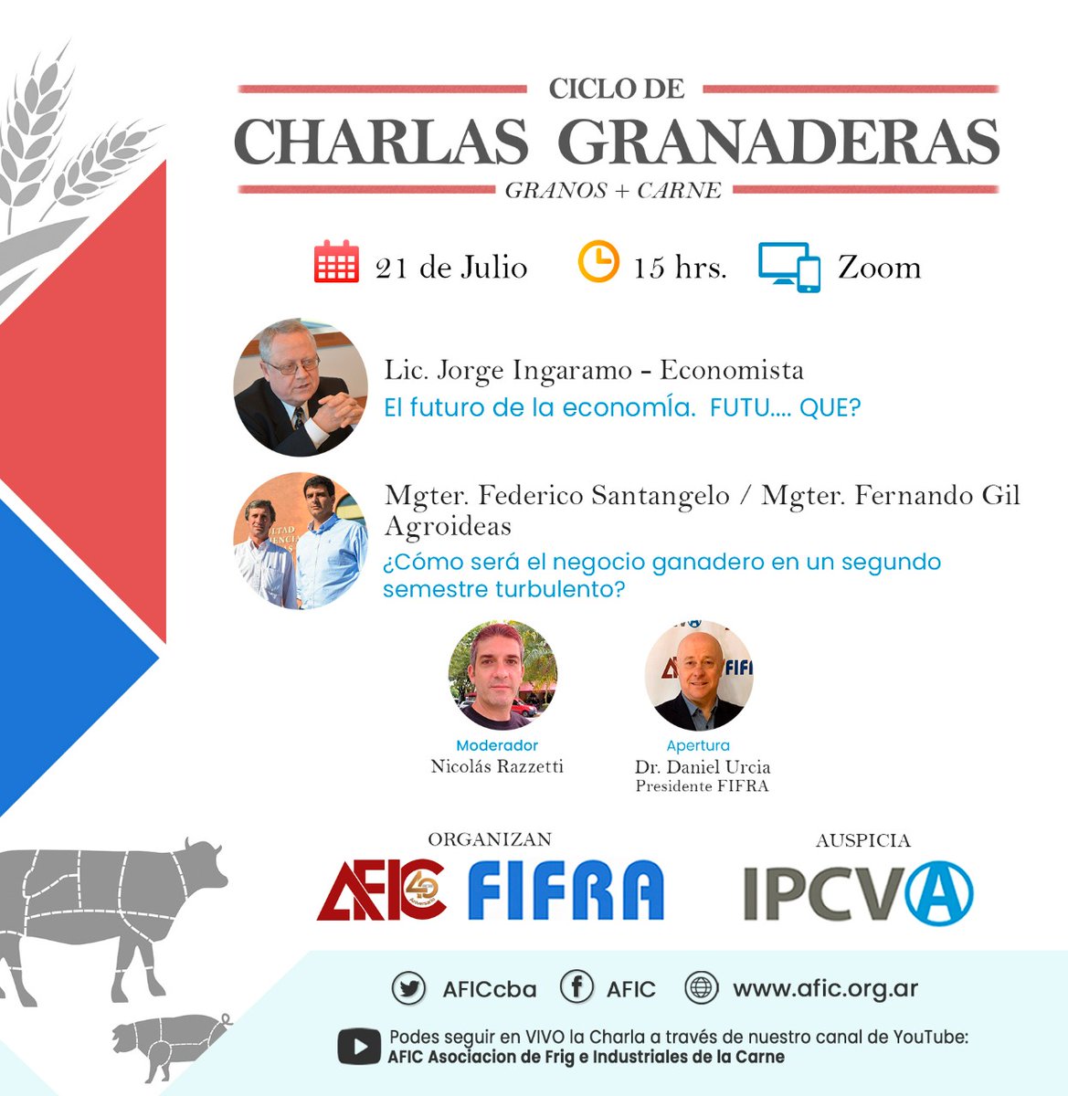 🗣Charlas Granaderas
🗓 Jueves 21 de Julio  🕜 15 hrs  💻 Vía Zoom
Link Inscripción: forms.gle/26eUGpqY1pKukr…