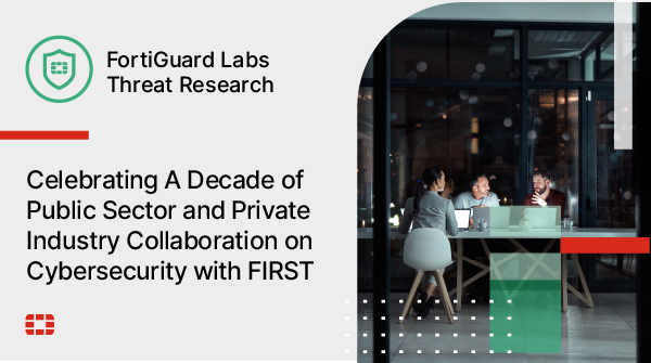 PromiscuousPort's tweet photo. .@FortiGuardLabs has been a FIRST Team for 10 years and is celebrating a decade of collaboration with @FIRSTdotOrg, the international confederation of trusted computer incident response teams. 

Learn more 👉 https://t.co/WT7rHDmKFn https://t.co/6EJsFNCCHd