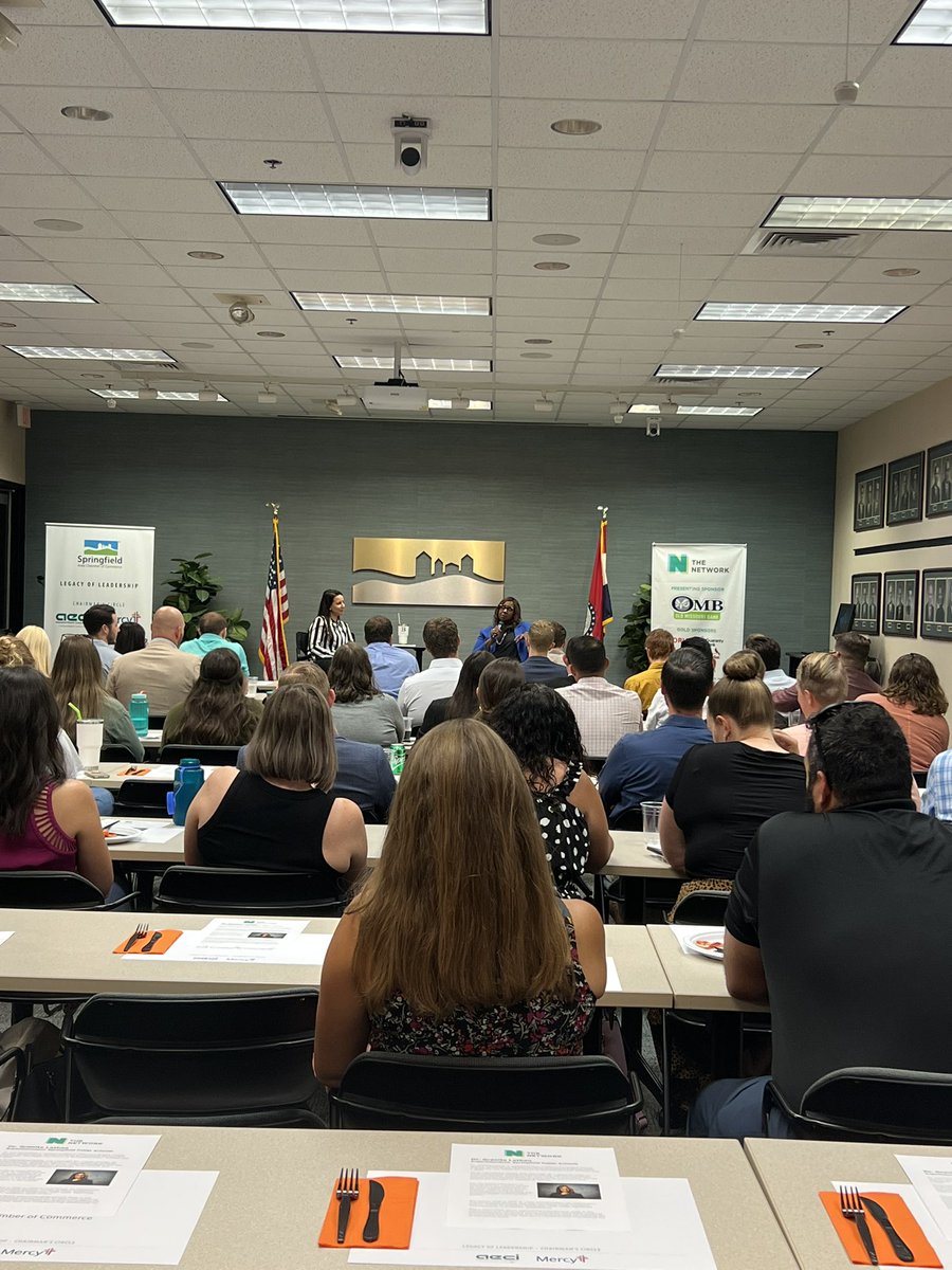 t_coyan's tweet photo. Enjoying hearing from @DrGrenitaLathan at the @SGFTheNetwork CEO series… one take away “If you do the right things, great things come to you” - she reflects on coming to Springfield as one of those great things! #loveSGF https://t.co/nsYOJ7jab3