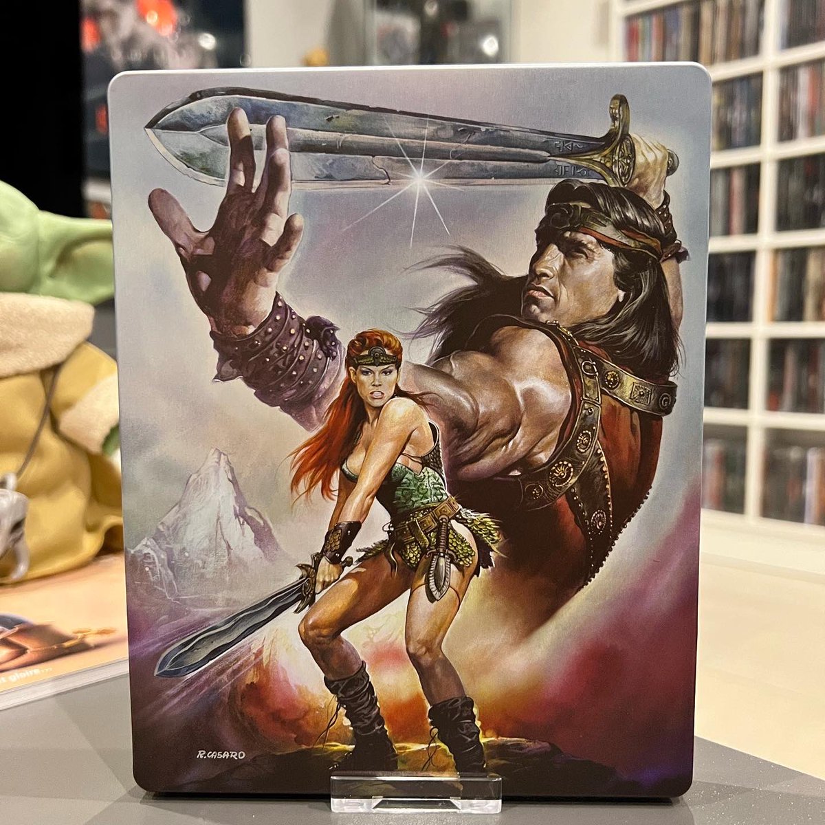 Grve27's tweet photo. Réception du jour les amis et à redécouvrir #kalidor #redsonja #steelbook #ultrahd4k #bluray @Schwarzenegger 👍👍 https://t.co/Xlr8vUwHbY