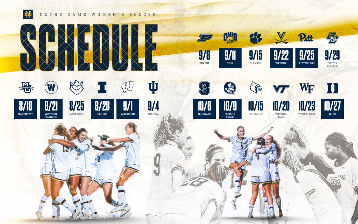 The countdown is officially on! 🔗: bit.ly/3B8FBSy #GoIrish ☘️