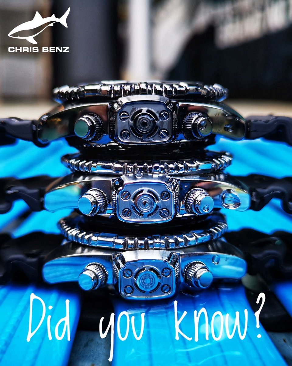 ChrisBenzWatch's tweet photo. Did you knowβοΈ
All CHRIS BENZ 'DEPTHMETER Digital 200M' dive watches are equipped with an electronic depthmeter.
π works with an accuracy of 10cm
π works up to a depth of 80 meters
https://t.co/Kg7lA1os0T
#chrisbenz #chrisbenzwatches #sharkproof #depthmeter #divewatch https://t.co/gf5f8gpwQi