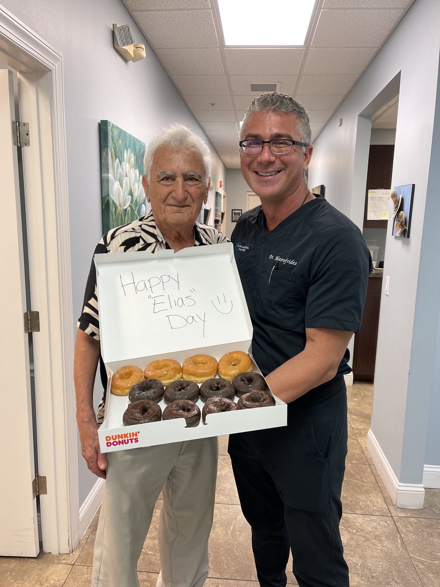 floridaretina's tweet image. Today is Elias Day and we are celebrating Dr. Elias Mavrofrides on his Greek Name Day! #DYK #namedays are the days where a saint, martyr, or otherwise holy person is commemorated by the Greek Orthodox Church. Happy Elias Day to you, Dr. Mavrofrides!
#greek #Elias #Day #july202022