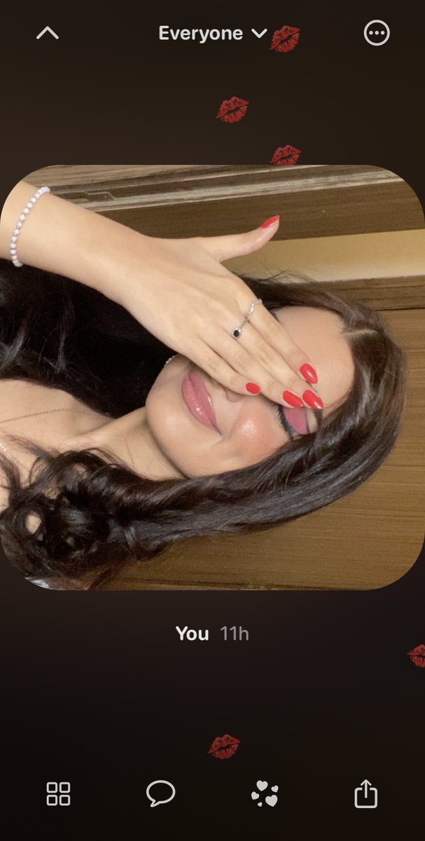 xil07_'s tweet photo. Today's makeup🧡💞 https://t.co/39ThRtvG55