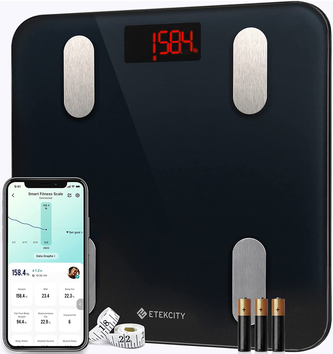 Etekcity Scales for Body Weight Bathroom Digital Weight Scale -- Save 20% -- JUST $19.99

amzn.to/3aTlpJL

#bathroomscale #bathroomscales #bathroomscaledeals #bathroomscaledeal #weightscale #weightscales #weightscaledeals #weightscaledeal #scales #scale #scaledeals