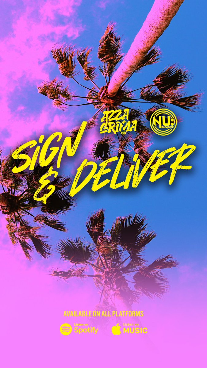 loads of you have been hitting us up for our new summer track we’ve been playing in our set so here you go 🚀🙌🏼 

Sign And Deliver Nu Elementz mix  dropping this Friday ☀️ 🌊 💎

<a href="/MrAzzaDnB/">JEAN CLAUDE VAN TEK</a> <a href="/NuElementz/">Nu Ele</a> <a href="/MoneyMaxMusic/">Money Max</a>