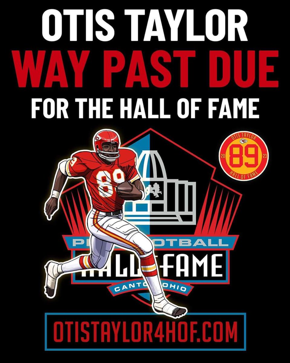 KerwinTerry's tweet photo. Otis Taylor is a Semifinalist for the Pro Football Hall of Fame! Reach out to voters and tell them to enshrine Otis this time! He is WAY PAST DUE! ❤️❤️❤️ https://t.co/7LYN4bZssu