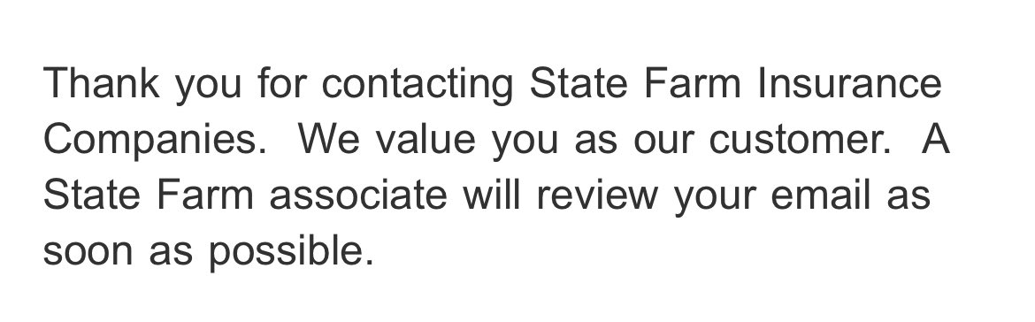 haley_garber's tweet photo. @StateFarm sits on a throne of lies. https://t.co/vJ4sEjpkAn