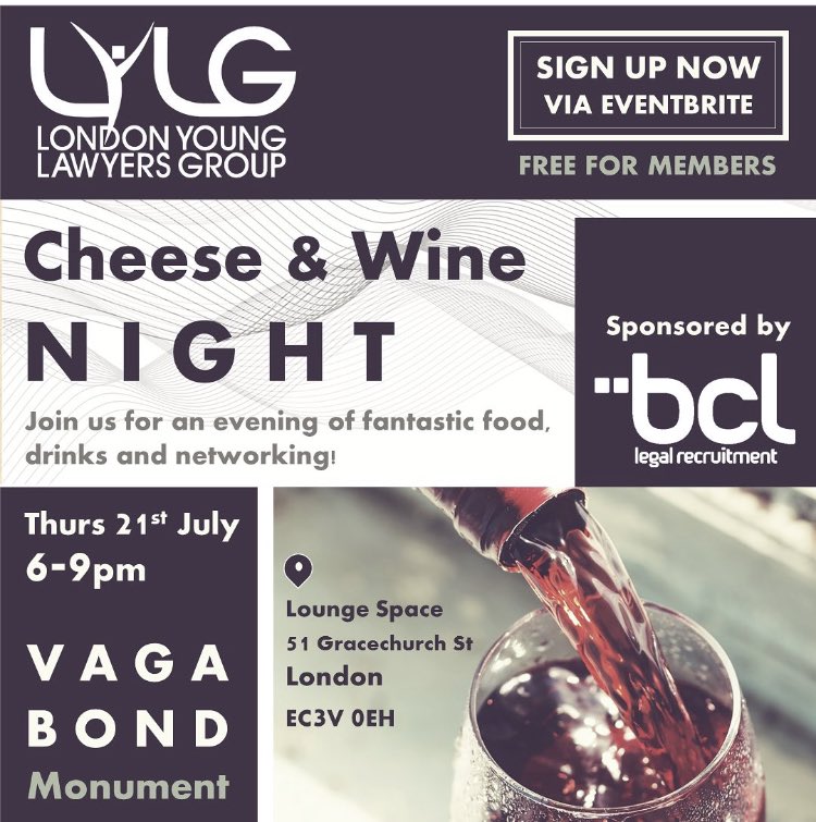 It’s tomorrow!! We are super excited for this... #LondonYoungLawyersGroup