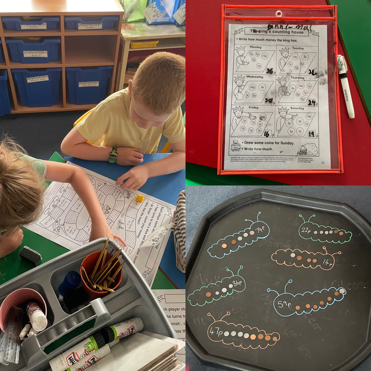 Superstar maths stars in provision today! Lots of consolidation of our money knowledge! 💴