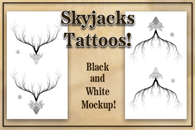 campaignpod's tweet photo. You have 38 hours left to back #GeeksDoingGood 2022 and pick up this rad Skyjacks merch while you do it!
Hart root tattoos! Swiftwell Courier Patches! Character bandanas! All discounted! https://t.co/GbMyGbhtXA