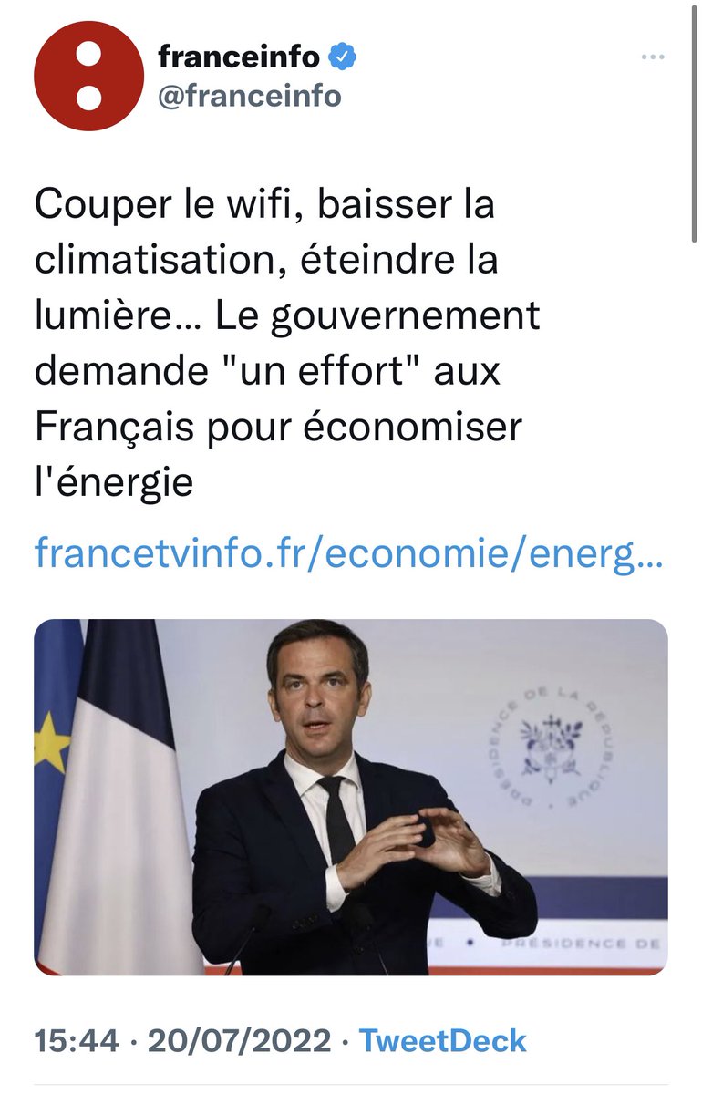 D’un côté l’élite qui fait ce qui l’enchante et de l’autre les gueux. Cette belle arnaque de la “sobriété énergétique”.