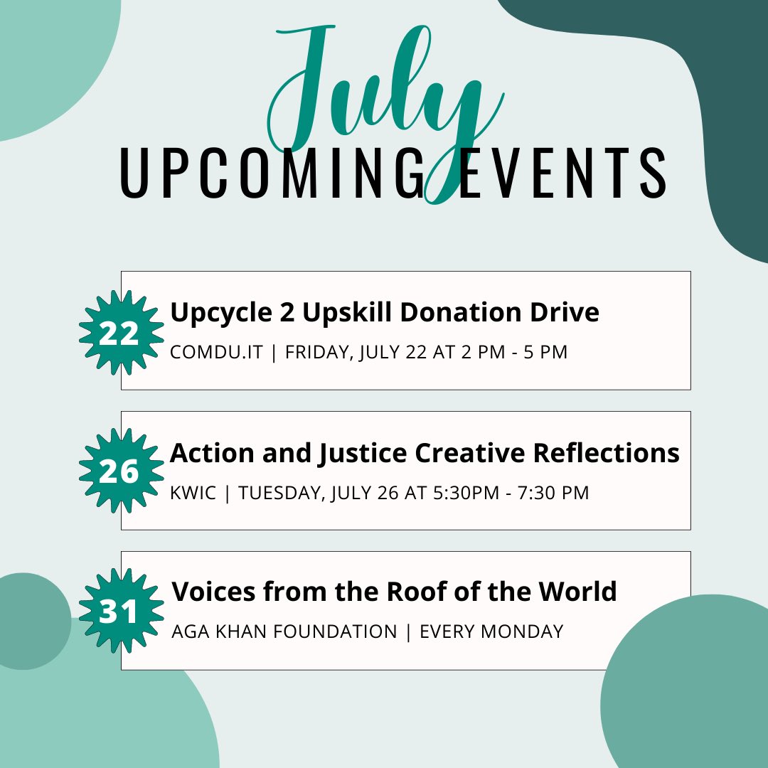 ocictweets's tweet photo. Check out what our members are up to with upcoming events from @comduit and @kwicnews and an amazing film series from @akfcanada. 

#UpcomingEvents #SummerEvents https://t.co/1QABdn5K06