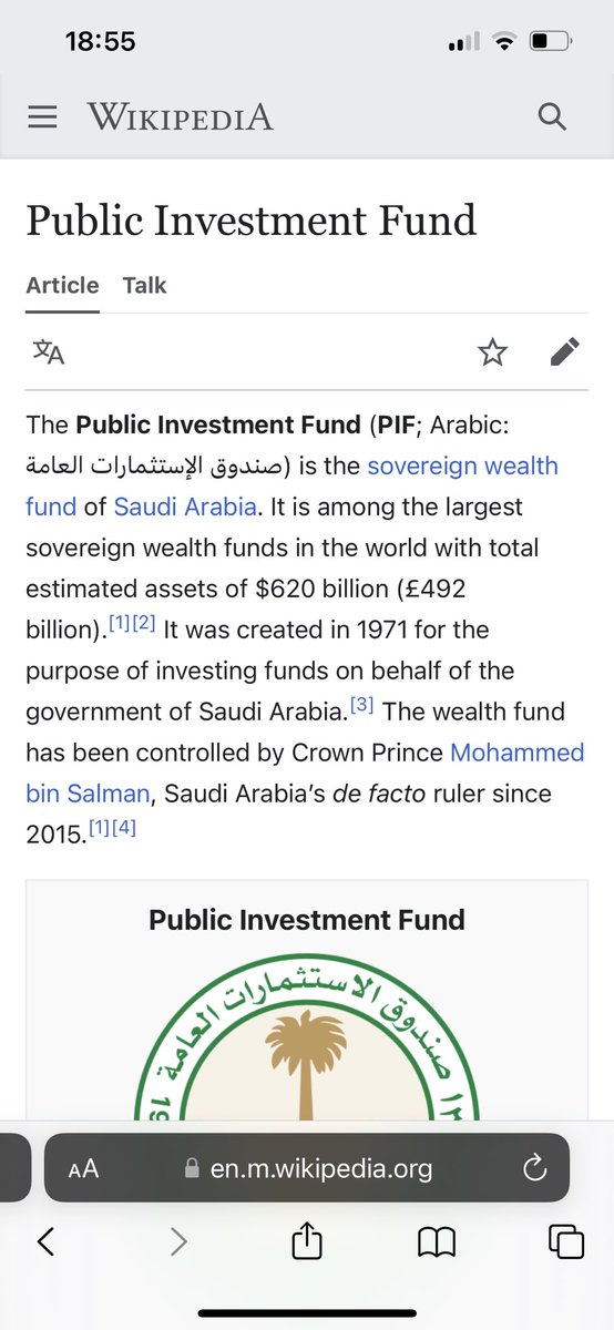 nickpadley89's tweet photo. @DeanRyder9 @henrikstenson Funded by the public investment fund which is an arm of the government and controlled by the ruler of Saudi https://t.co/vYzXsrQ3q7