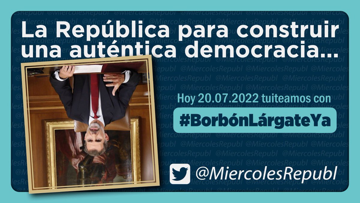 Maga020566's tweet photo. ❤️💛💜 #BorbónLárgateYa y llévate a TODA tu FAMILIA detrás https://t.co/SW1srUN3WM