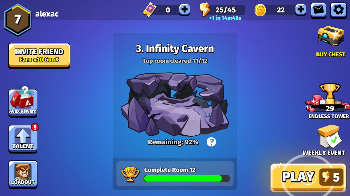 Thanger13's tweet image. #GUNX #AVAX #P2E 🔥🔥🔥
User name: alexac