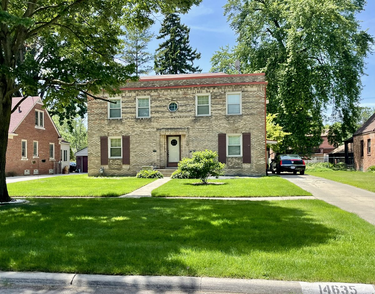 Midwest Modern on Twitter "Art moderne house in the Rosedale Park