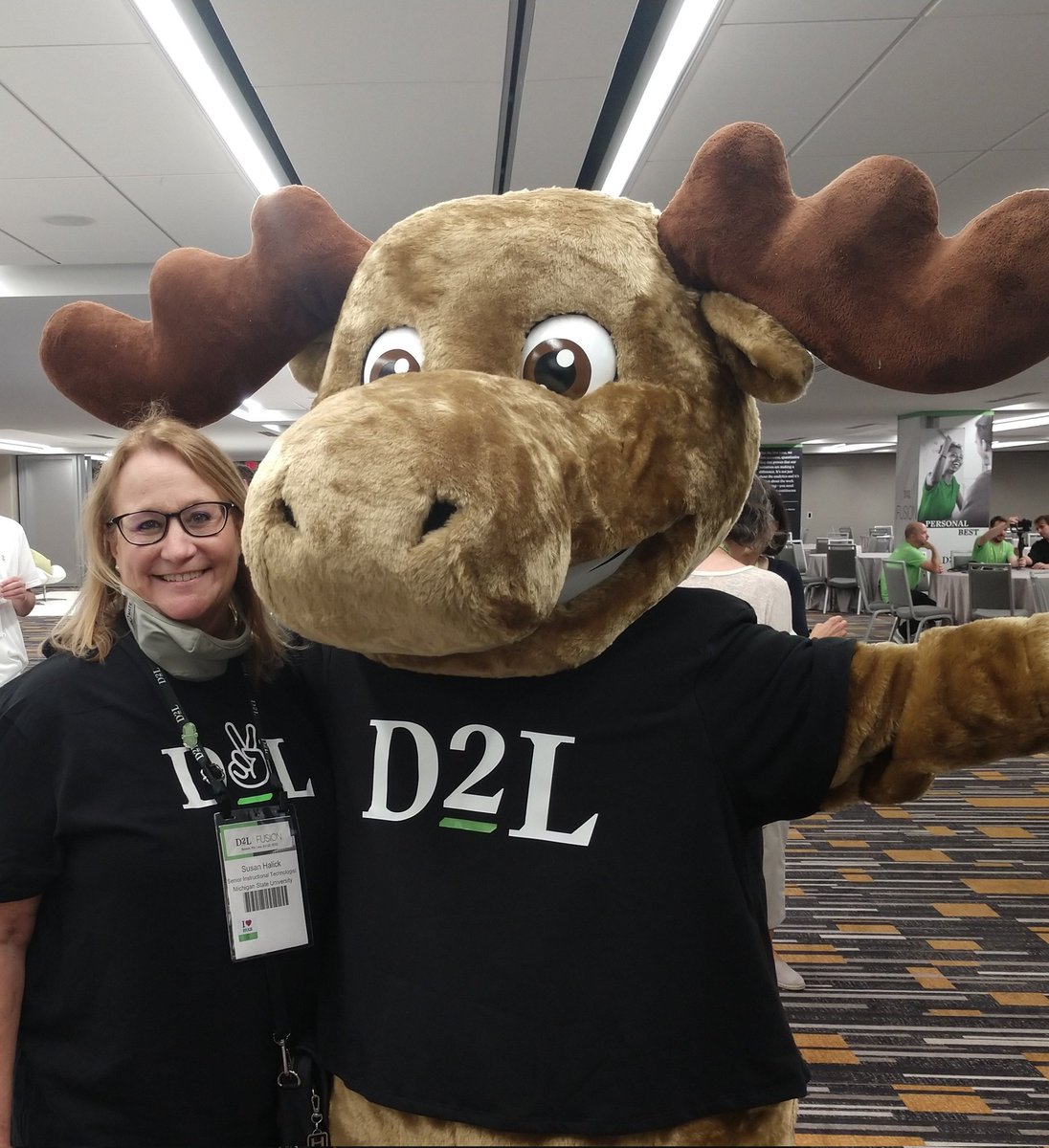 susanhalick's tweet photo. #D2LFusion D2L moose is popular https://t.co/X2llvZyQLs