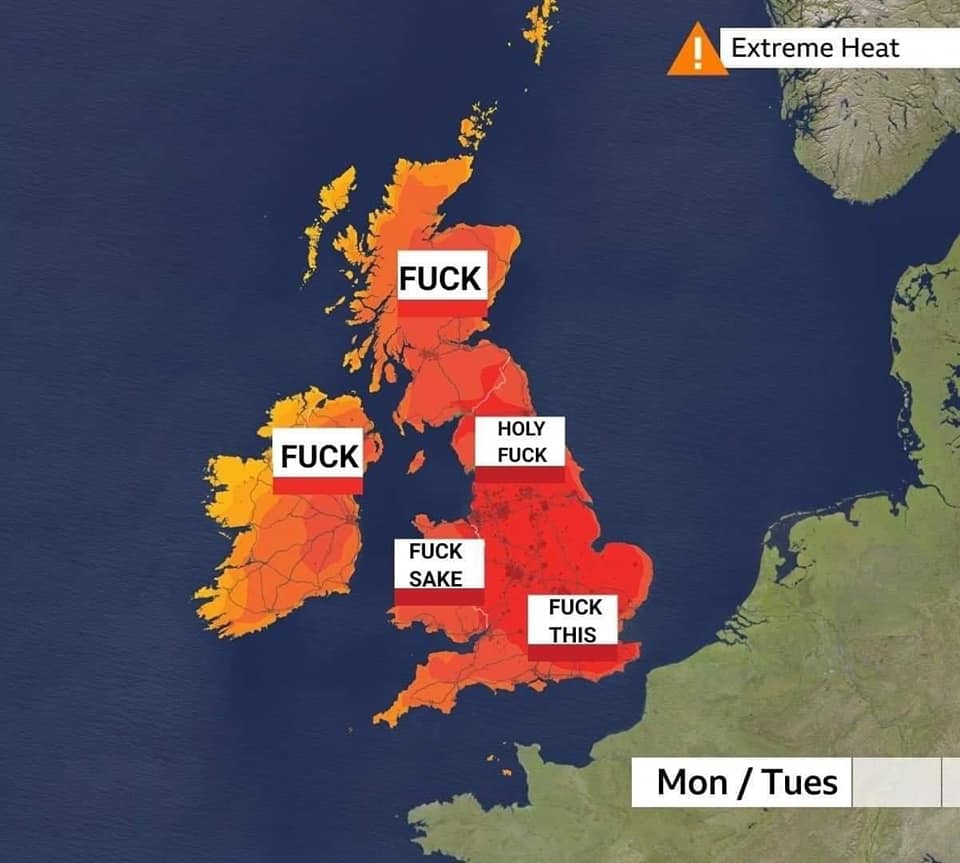 sugarandsloth's tweet photo. But genuinely, FUCK π₯΅ #heatwave2022 #heatwavememes #ukheatwave https://t.co/GgIZDnpNij