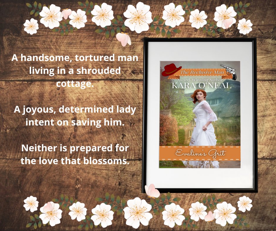 KaraONealAuthor's tweet photo. #NewRelease!
💕💕💕💕💕💕💕

EVALINE'S GRIT
Reclusive Man Series

https://t.co/hxwYDjyafK
#SweetAndClean #HistoricalRomance #WesternRomance #RomanceReaders #RomanceBooks #Romance #RomanNovels #Series #Texas #HappilyEverAfter https://t.co/So4TA9qbZR