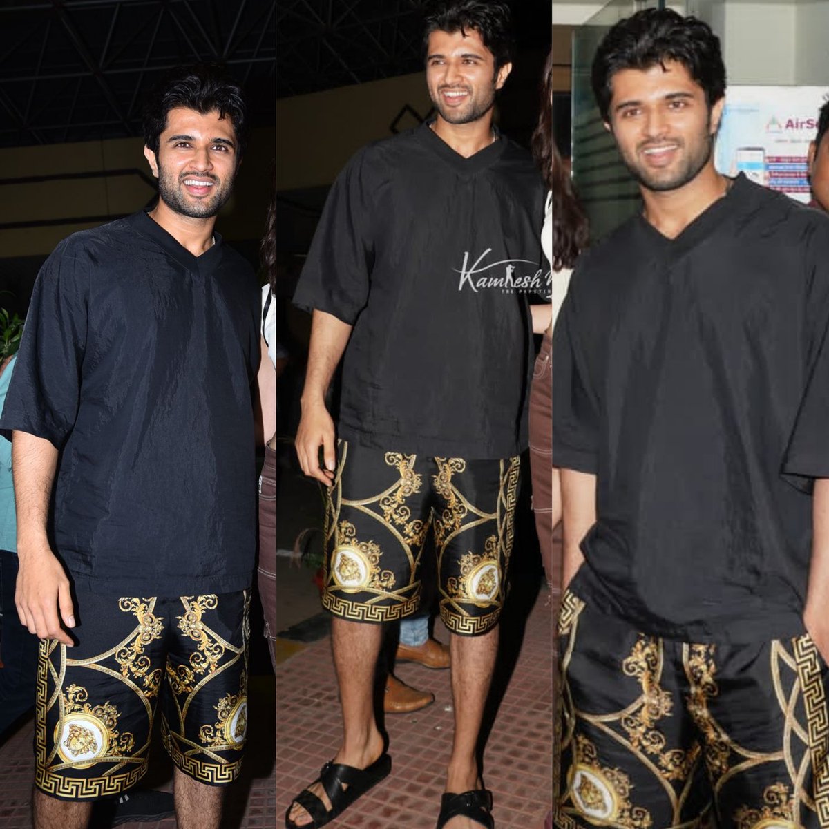 Chinnubabe <a href="/TheDeverakonda/">Vijay Deverakonda</a> in my fvrt clr blck..lv uh soo much babe🤗💕
all about today clickzz ❤️❤️ #VijayDeverakonda #LigerTrailer #LIGER #LigerTrailerOnJuly21 
#LigerHuntsFromAug25th 
<a href="/TeamDeverakonda/">Team Deverakonda</a>