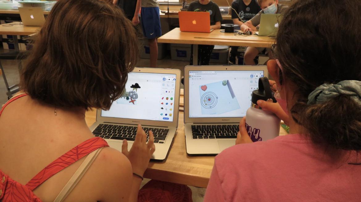 FIRST Team 3926 (@mparobotics) on Twitter photo Day 3 of the MPArors robotics summer camp and we're working on Tinkercad to create 3D prints!
In photo 1, Kelvyn is working hard on his CAD models. 💪
In photo 2, Lucy (left) and Bella (right) are experimenting with their Tinkercad models.
@MPAPanthers <a href="/FIRSTweets/">FIRST</a> Day 3 of the MPArors robotics summer camp and we're working on Tinkercad to create 3D prints!
In photo 1, Kelvyn is working hard on his CAD models. 💪
In photo 2, Lucy (left) and Bella (right) are experimenting with their Tinkercad models.
@MPAPanthers <a href="/FIRSTweets/">FIRST</a>