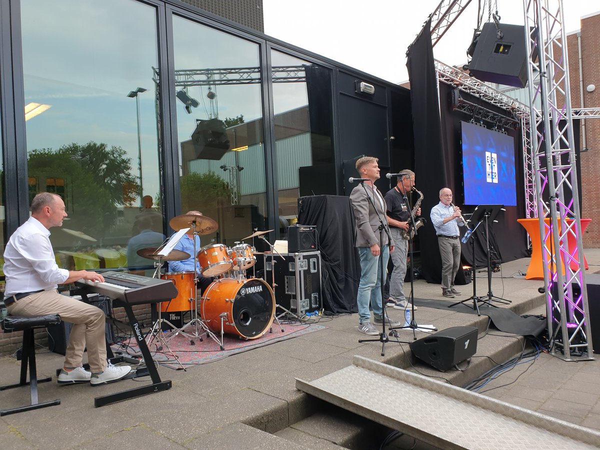 Band van het docentencabaret bij diplomering vwo