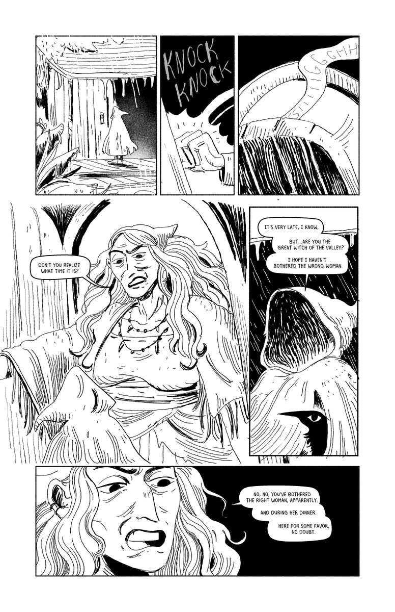 Been working on the inking for my comic for the @SBComicsFair and I'm really happy so far! Here's a preview of the first four pages! 