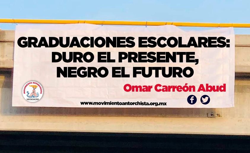 OmarCarreonAbud's tweet photo. Te invito a leer mi #Opinión semanal:

GRADUACIONES ESCOLARES: DURO EL PRESENTE, 
NEGRO EL FUTURO 

Puedes encontrarlo completo en:
https://t.co/fjICWsPMgT

Y también en:
https://t.co/VMIh4sXur5 https://t.co/eONSNDvJQ4