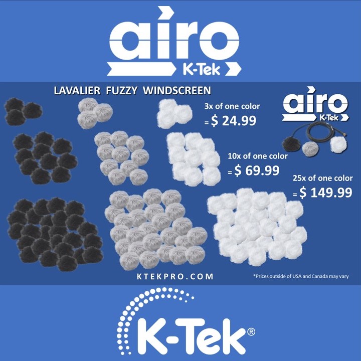 KTekPro's tweet image. Quite fuzzy these Fuzzies!
😎👍

#ktek #ktekpro #airo #airowindscreen #airolavfuzzywindscreen #soundmixer #weheartourcustomers #setlife #soundswithnowind