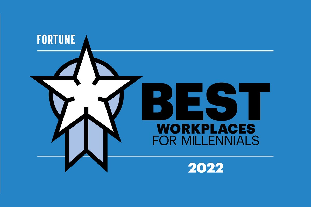 We are thrilled to share that @Fortune and @GPTW_US have honored Ladder with another award, this time as a Best Workplaces for Millennials 2022 (Small and Medium). Congratulations to our fellow honorees and thanks to our amazing team! bit.ly/3ojyOhq