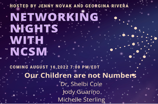 MathEdLeaders's tweet photo. Join us on August 16, 2022, at 7:00 pm EDT for the next “Networking Night with NCSM” as we focus on “Our Children are not Numbers”. Register today! https://t.co/mbZG01MUkS #ncsmBOLD https://t.co/QgzhMsRsux