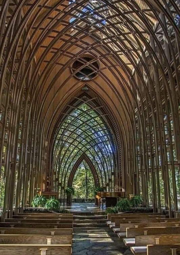 Un architecte Colombien a  conçu la cathédrale de Notre-dame de la Pauvreté en 2000(en colombie) entièrement en bambou .